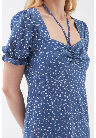 LOFT Regular Fit Kadın Elbise Lf2031435 Q1.v1 Mavi