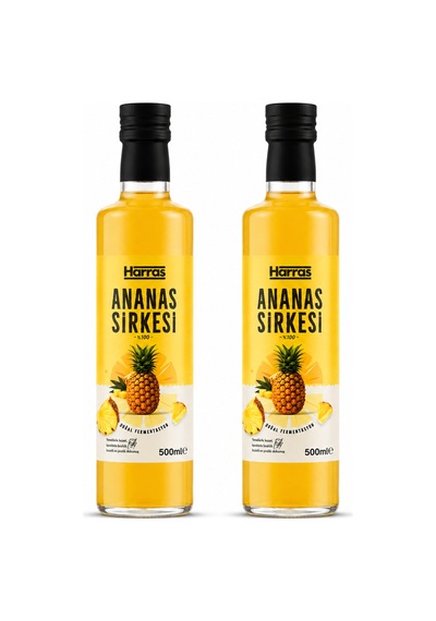 Ananas Sirkesi 500 Ml X 2 Adet Doğal Fermantasyon