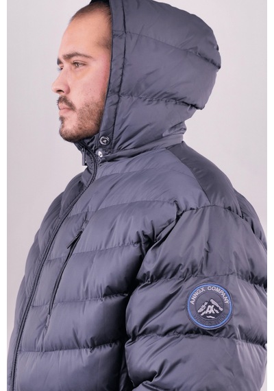 Büyük Beden Erkek 7xl-10xl Kapüşonlu Elyaf Dolgulu Astarlı Fermuarlı Kapitone Şişme Mont Annex Lacivert Büyük Beden Erkek 7xl-10xl Kapüşonlu Elyaf Dolgulu Astarlı Fermuarlı Kapitone Şişme Mont Annex Lacivert