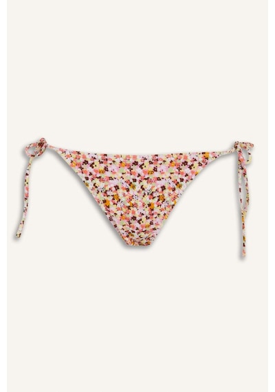 Defacto Regular Fit Çiçekli Bürümcük Bağcıklı Bikini Alt-fall İn Love E2577ax25smrd194 Kırmızı