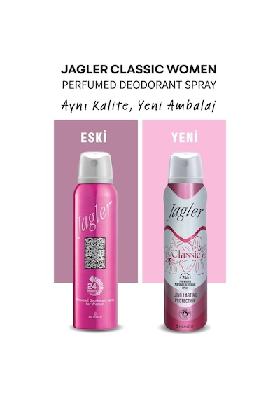 Jagler Deodorant Classic Bayan 150 Ml