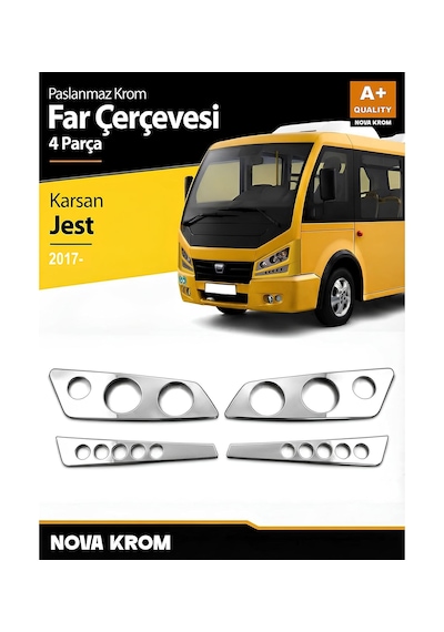 Karsan Jest Krom Far Çerçevesi 4 Prç 2017-2025