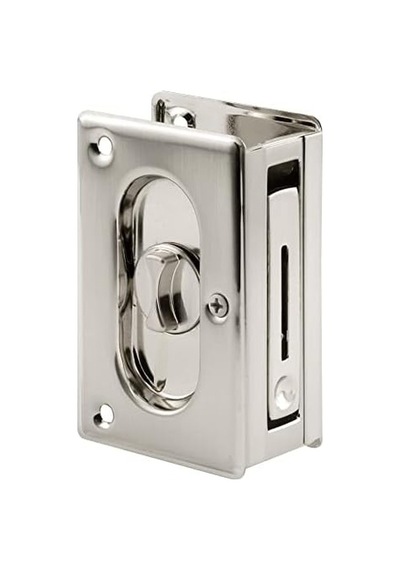 Prime-line Products N 7367 Pocket Door Privacy Lock With Pull, 7.6cm - 1.9cm, New