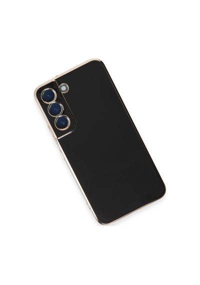 Samsung Galaxy  Uyumlu,  S21 Kılıf Volet Silikon - Siyah