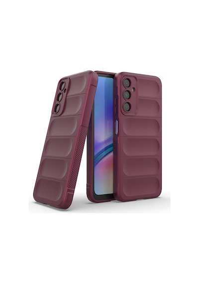 Galaxy A16 Kılıf Esnek Tpu Oyuklu Arka Yüzey Tasarımlı Zore Etnik Silikon Kapak Koyu Yeşil