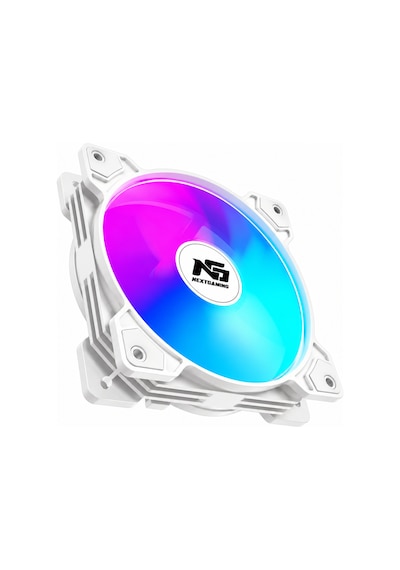 Next Gaming Orion 3 Adet Reverse Ters Bıçak Rgb 6 Pin 120mm Beyaz Fan + Rgb Hub Set