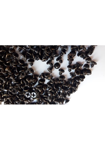 2.5 x 5 MM Çelik Antik Renk Vida 350