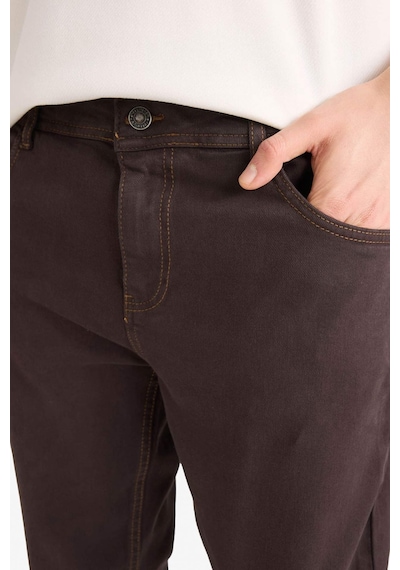 Defacto Regular Fit Düz Paça Pantolon G6925ax25wnbn192 Kahve-bn192