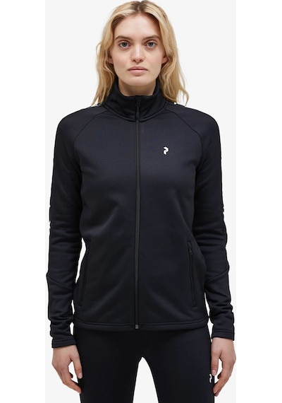 Peak Performance W Rider Zip Kadın Siyah Softshell Mont G79433020-14750 Siyah