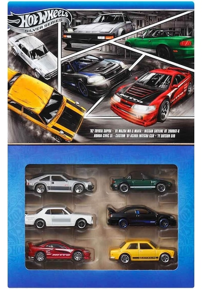 Hot Wheels Japon Temalı Çoklu Arabalar Çok Renkli