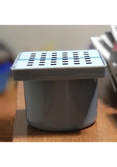 Üstü Krom Altı Plastik 10X10 Yer Süzgeci 50 Yandan Çıkışlı