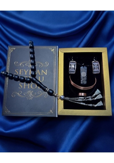 Özel Tasarım Kitap Kutulu Kadın Bakır Takı Seti Ve Tesbih Kombini - Kolye Küpe Bileklik Yüzük 5 Parça Otantik Şık Hediyelik - Doğum Günü Yıl Dönümü Anneler Günü Kadınlara Özel Gösterişli Hediye - N-00020 Özel Tasarım Kitap Kutulu Kadın Bakır Takı Seti Ve Tesbih Kombini - Kolye Küpe Bileklik Yüzük 5 Parça Otantik Şık Hediyelik - Doğum Günü Yıl Dönümü Anneler Günü Kadınlara Özel Gösterişli Hediye - N-00020