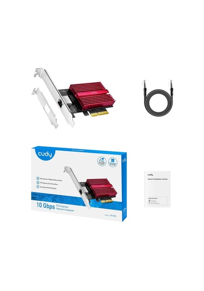 Pe10g Wol 10.000mbps Multi-gigabit Pcı Express Ethernet Ağ Kartı