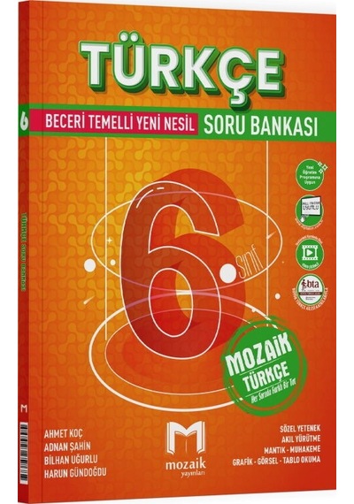 Mozaik Yayınları 6. Sınıf Türkçe Soru Bankası