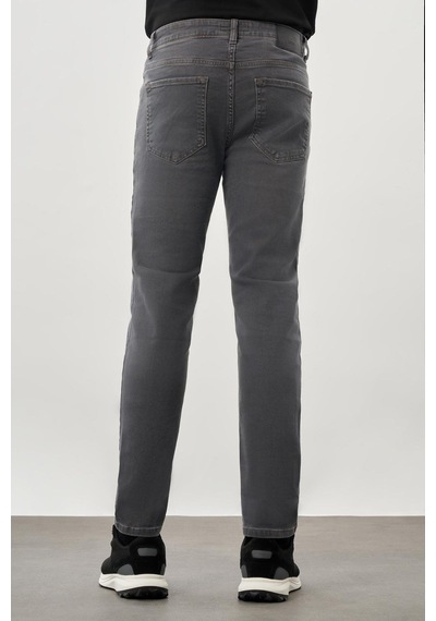 Açık Füme Düz Gabardin Pamuklu 5 Cep Slim Fit Casual Denim Pantolon 1023245158 Açık Füme