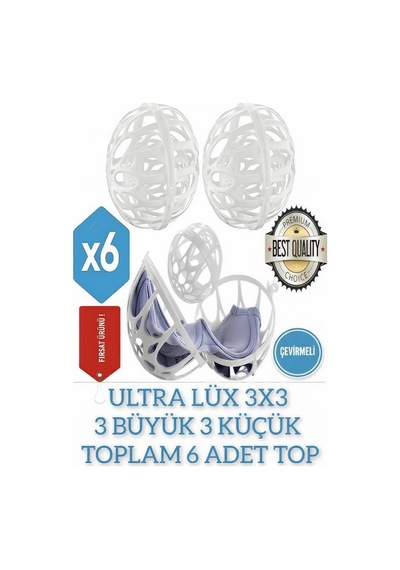 Ultra Lüx 3x3 Sütyen Ve Çamaşır Yıkama Topu Pratik Plastik Iç Çamaşır Yıkama Topu Tr Diğer