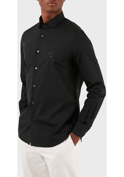 Emporio Armani Erkek Gömlek 3d1c86 1k2nz 0999 Siyah