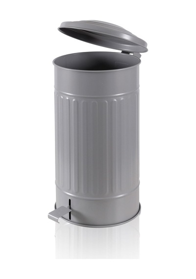 The Mia Çöp Kovası Mutfak 24 Lt Açık Gri Krn0034