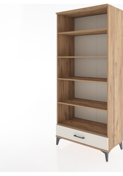 Hyperion Dolap 5 Raflı Tek Çekmeceli 88x44x195 Çam-aytaşı Atlas Çam