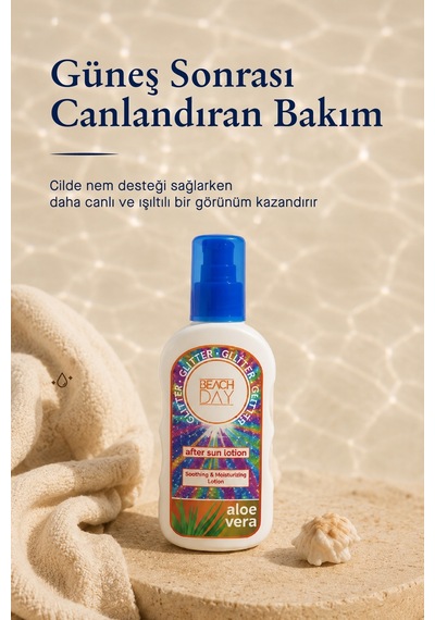Beach Day Güneş Sonrası Aloe Veralı Işıltılı Losyon 150 ML