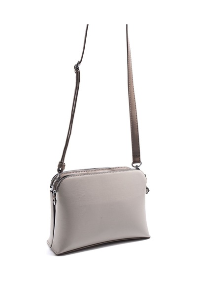 Silver Polo Sp623 Kadın Çapraz Çanta Düz Bej-latte