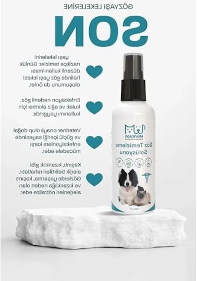 Kedi Ve Köpekler İçin Göz, Ağız Ve Kulak Temizleme Spreyi