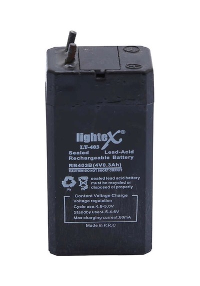 Mep Lightex Lt-403 4v 0.3ah Işıldak Fener Aküsü Najmaddin