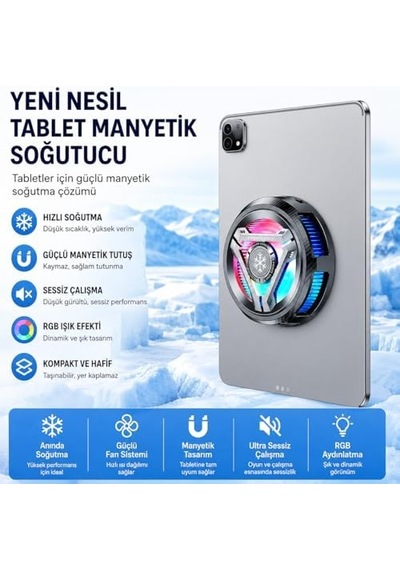 Tablet Soğutucu Fan, Taşınabilir Cihaz Soğutma Fanı