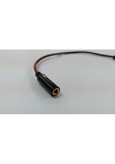 Stereo Kablo - 3.5 Mm - 4 Boğumlu - Erkek - Dişi - 20 Cm