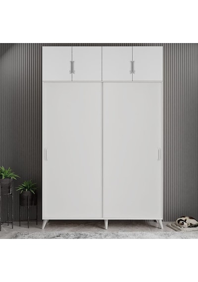 Viva Sürgülü Yüklük Modülü Portmanto Vestiyer Ayakkabılık B 140cm