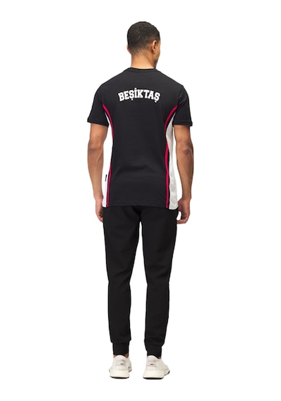 Beşiktaş Lisanslı Antrenman Siyah Bisiklet Yaka T-shirt SIYAH