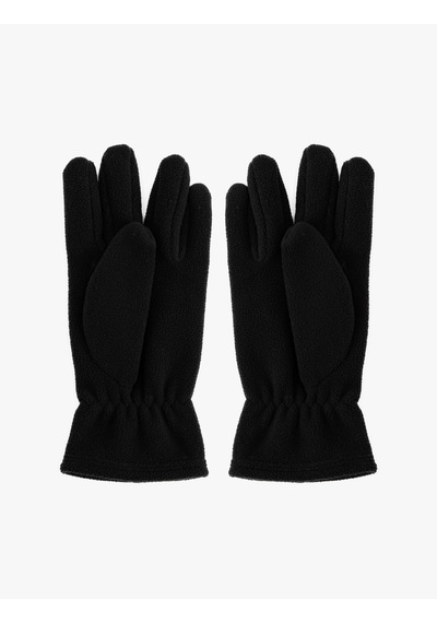 Koton Polar Eldiven Manşetleri Lastik Detaylı Siyah 6wam50012aa Siyah
