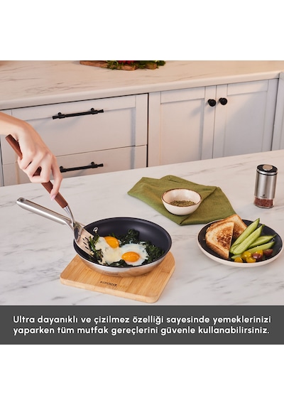 Karaca Plasma Steel 316+ 3Ply Yanmaz Yapışmaz Tava 20 cm