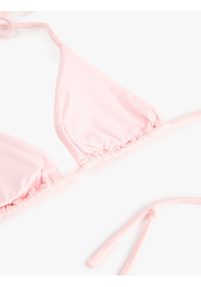 Koton Koton X Sibil Çetinkaya - Boyundan Bağlamalı Taş Detaylı Üçgen Bikini Üstü Pembe 6sak10267mm Gül Koton Koton X Sibil Çetinkaya - Boyundan Bağlamalı Taş Detaylı Üçgen Bikini Üstü Pembe 6sak10267mm Gül