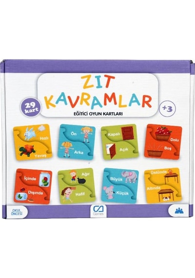 3 Yaş Zıt Kavramlar Oyunu ca Games
