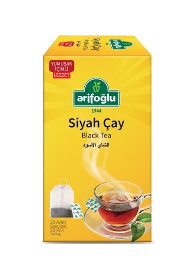 Siyah Çay Süzen Poşet 20li