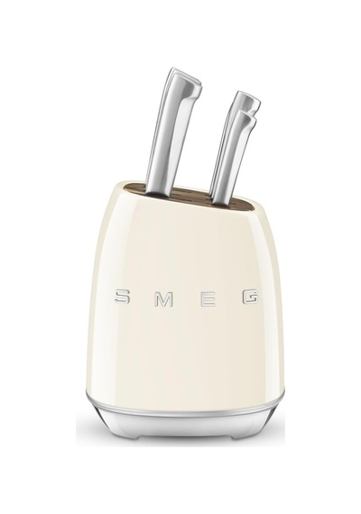 Smeg 50's Style Kbsf02 Krem Standlı Bıçak Seti Genel