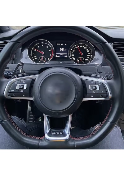 Golf R Gti Direksiyon F1 Paddle Shifter Siyah Renk Siyah