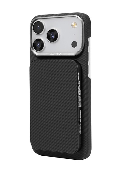 Raptic S4 Aramid-skin M-safe Şarj Özellikli Ultra İnce 600d Powerbank 15w 5000mah Siyah Siyah