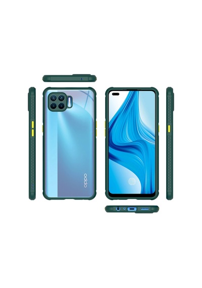 Oppo Reno 4 Lite Kilif Köse Korumali Silikon Arkasi Seffaf Kapak 466796659