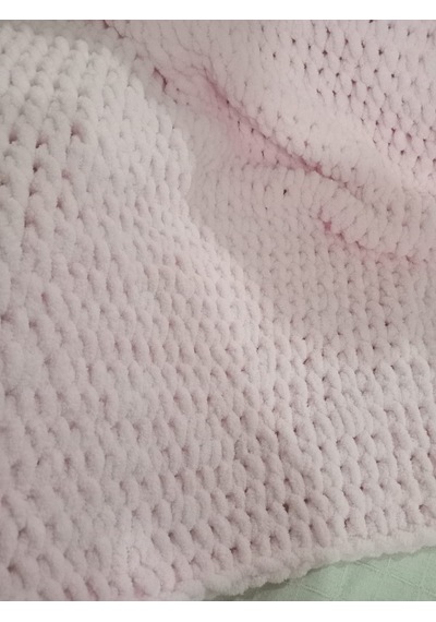 Kız Bebek - Çocuk Puffy Battaniye Pembe