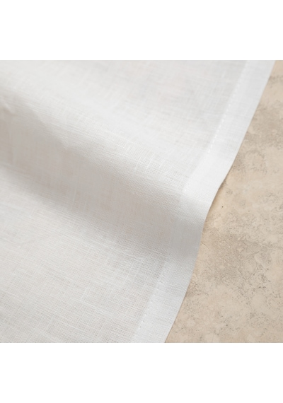 Mudo Home Fısh Nakışlı Keten Runner 45x130 696123