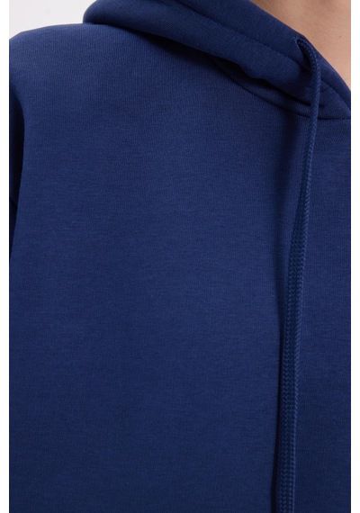Tudors Kadın Oversize Geniş Kesim Pamuklu Yumuşak Dokulu İçi Polarlı Basic Lacivert Kapüşonlu Sweatshirt-42087 Lacivert Tudors Kadın Oversize Geniş Kesim Pamuklu Yumuşak Dokulu İçi Polarlı Basic Lacivert Kapüşonlu Sweatshirt-42087 Lacivert