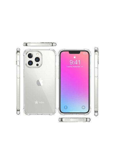 Kajsa Apple Uyumlu iPhone 13 Pro Kılıf Kajsa Transparent Kapak ZORE-219846