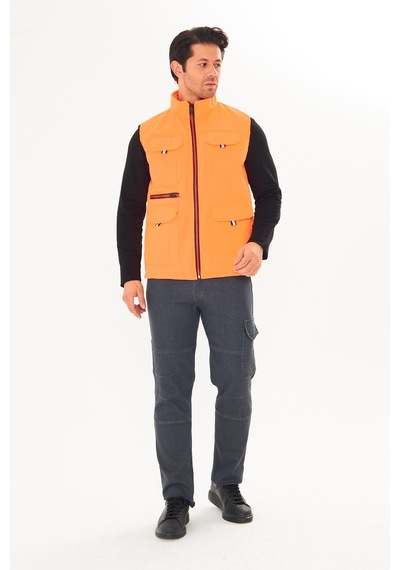 Orange Safety Softshell Turuncu Yelek
