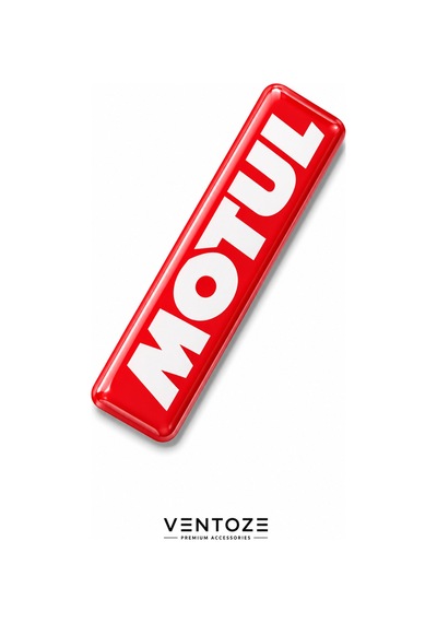 Motul Damla Etiket 3d Reçine Logo Sticker Oto Araç İçi Dekoratif Aksesuar 6x1,5 Cm