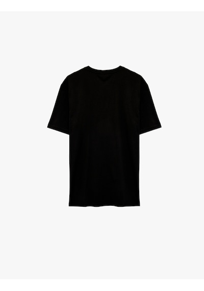 Koton Regular Fit Kısa Kollu Bisiklet Yaka Pamuklu Basic Tişört Siyah 6sam10332mk Koton Regular Fit Kısa Kollu Bisiklet Yaka Pamuklu Basic Tişört Siyah 6sam10332mk