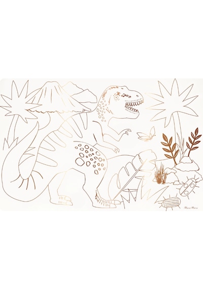 Meri Meri - Dinosaurs Colouring Placemats - Dinozorlar Boyama Amerikan Servisleri X8