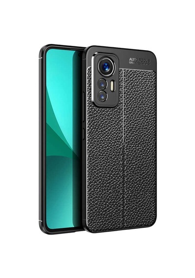 Xiaomi Mi 12 Lite Kilif Zore Niss Deri Desenli Silikon Kilif 559808065
