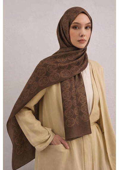 Pierre Cardin Lyocell Naia Rivela Şal 6080200-931 Koyu Kahverengi-931 Koyu Kahverengi-931
